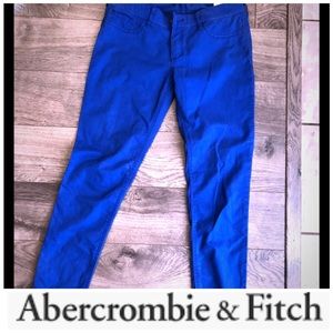 Abercrombie & Fitch blue skinny jeans/pants 6/28